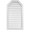 Ekena Millwork Octagonal Top Surface Mount PVC Gable Vent w/ 2"W x 2"P Brickmould Sill Frame, 20"W x 36"H GVPOT20X3603SF - alternate 1